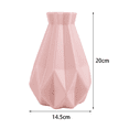 thumbnail image 2 of Líneas geométricas florero de cerámica estilo origami florero de flores secas decoración del hogar MFZFUKR CPB-DE-WX464-4, 2 of 5