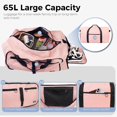 thumbnail image 4 of Bolsa de viaje Fmeida 65 L con compartimento para zapatos, repelente al agua, 4 of 7
