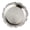 Silver-6 Inches, variant on Sturdy Iron Fruit and Snacks Tray Feature Delicate Embossing Display Plate Ideal for Parties Picnics and Daily Use