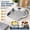 Strainer Self -Drainer Base Plate, variant on Stainless Steel Colander Set with Self-Draining Base, 3 Sizes Food Strainers for Pasta, Rice, Fruits & Vegetables, Durable Metal Strainer for Sink or Countertop