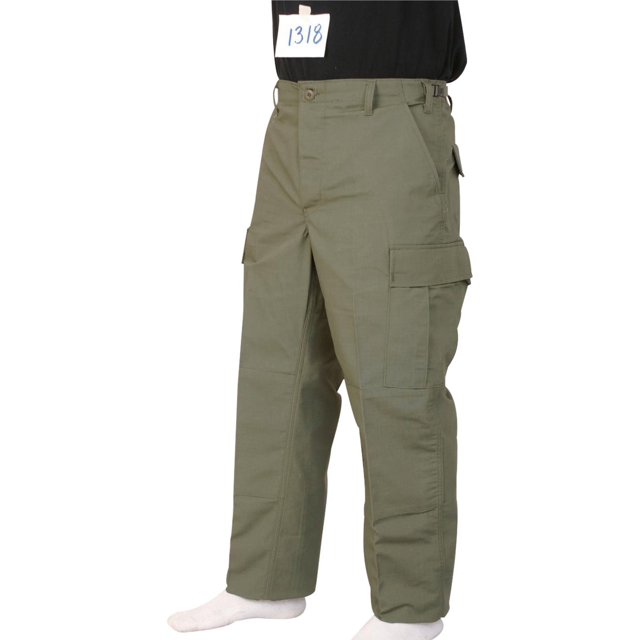1318 Mens BDU Pants, RipStop, Olive Drab