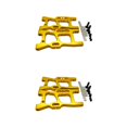 thumbnail image 4 of Decodeary Voiture RC Performance sur Tout Terrain avec Bras Inférieur avant pour Course 1/14 LC Jaune 2Set, 4 of 6