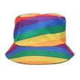 thumbnail image 1 of Chapeaux de Pêcheur pour Hommes et Femmes, Colorés, Teinture sur Nœuds, Réversibles, Protection Solaire, 1 of 2