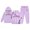 A426-Purple, variant on UAYOTSE toddler Outfits for Girls Sets Boys Long Sleeve Solid Warm Hoodie Pullover tops Pants Kids Sweat Suit Cute Girls' Fall Clothing Sets Grey,Sizes 10-11 Years