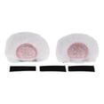 thumbnail image 1 of Accesorios de Casco de Motocicleta Decoración Orejas de Oso con Lentejuelas para Cascos de Motocicleta Bicicleta Esquí Pegatina Blanca 1 Juego, 1 of 6