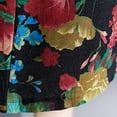 thumbnail image 2 of Vestido de lino de algodón vintage para mujer Vestido suelto de bolsillo de manga corta con cuello e Abanopi Verde, 2 of 7