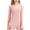 Pink, variant on Maean Women's Plus Size Thermal Tops Seamless Soft Base Layer Undershirts Slim Warm Bottoms for Women