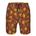 thumbnail image 3 of Goofa Fall Leaves Printed Mens Swim Trunks Summer Quick Dry Short Beach Swimwear Bathing Suits-X-Large, 3 of 9