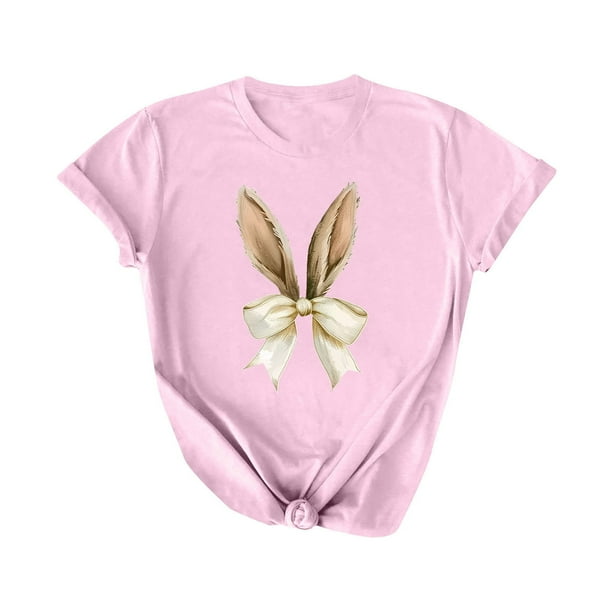 Mujeres Pantalones Cortos de Manga Corta Impresa Floral Cuello Redondo Superior / Camisa Poliéster, Blusa Casual de Moda para el Uso Diario Del Hogar
