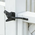 thumbnail image 2 of Bulldog Hardware Self Locking, Heavy Duty Gate Latch, Black, 2 of 9