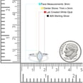 thumbnail image 4 of Halo Marquise Engagement Ring White Opal 925 Sterling Silver Size 8, 4 of 6