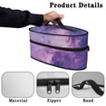 thumbnail image 5 of HELLHERO Travel Iron Holder Bag Starlit Night Steam Iron Carrying Case for Handheld Garment Steamer, Case Only, 5 of 6