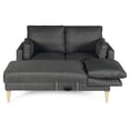 thumbnail image 3 of Sala Modular Reversible Makora Kissa con Memory Foam Color Oxford Lino Respaldo Reclinable de 3 Posiciones, 3 of 9