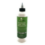 Lasting Lush Rosemary Mint Hair Growth Oil - Growth Treatment for Dry Damaged Hair and Scalp - 8 Oz