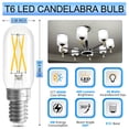 thumbnail image 2 of Bombilla LED GVVooHome E12, candelabro, 4 W, 4000 K, regulable, paquete de 6, 2 of 7