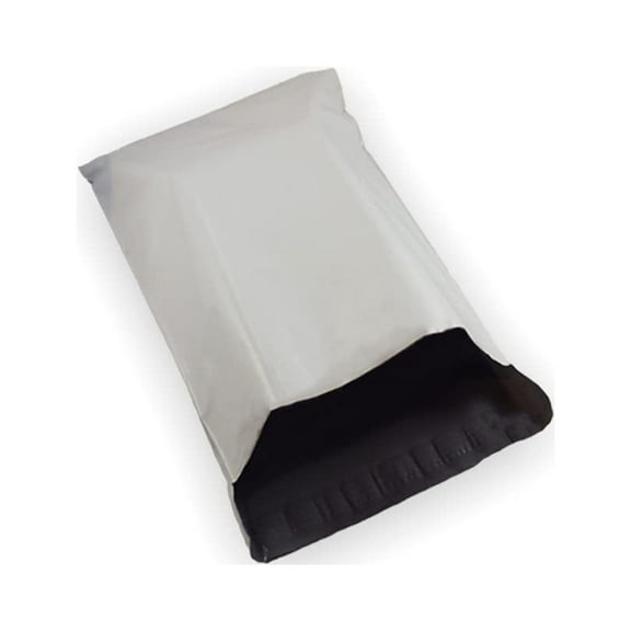 Bulk White Poly Mailers, 19x24 Inches, #8 Size, Self Sealing Shipping Bags, Tamper Proof Packaging, Durable Envelopes, 5 Pack, Gray