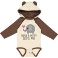 thumbnail image 3 of Inktastic Nana and Poppy Love Me Boys or Girls Long Sleeve Baby Bodysuit, 3 of 5