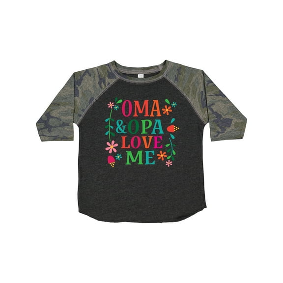 Inktastic Oma and Opa Love Me Girls Toddler T-Shirt