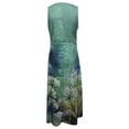 thumbnail image 5 of JINMGG 2026 Summer Dresses under $10.00 Women Fashion Printed Casual Gradient O-Neck Sleeveless Plus Size Long Dress, 5 of 5