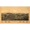 thumbnail image 3 of Burleigh 18x12 Black Modern Framed Museum Art Print Titled - Mount Morris New York - Burleigh 1893, 3 of 5
