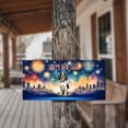 thumbnail image 4 of Happy New Year with English Springer Spaniel Fireworks Holiday Xmas Winter 2025 Landscape Wood Sign Springers Dog Lover Gifts Hanging Wall Home Decor - 00025, 4 of 5