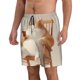 thumbnail image 2 of Fotbe Relaxing Cat With Tea Trajes de Baño Estampados para Hombre, Shorts de Verano de Secado Rápido, Ropa de Playa, Bañadores-3X-Large, 2 of 6