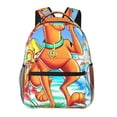 thumbnail image 6 of Lsque Scooby-Doo Pattern Casual Backpack for School, Work, Travel – Adjustable Straps, Multiple Compartments – Ergonomic Design, Fits Laptops and Tablets, 6 of 7