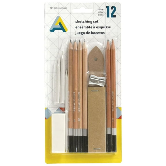 Art Alternatives Sketching Set, 12-Pieces
