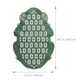 thumbnail image 3 of Cartoon Animal Bath Mat Kids Bath Tub Mat Green Frog Bathtub Mat Fun Safe Bath Mat Anti-Slip Bath Ma For Toddlers Children, 3 of 13