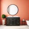 thumbnail image 5 of Wyndham 48 Inch Bathroom Vanity, Bathroom Sink Cabinet, Solid Wood Vanity Cabinet, Dark Espresso, 5 of 18