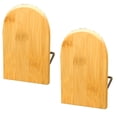 thumbnail image 2 of Wooden Book Stoppers, Portable Wooden Bookends  for Office Small,Large, 2 of 8