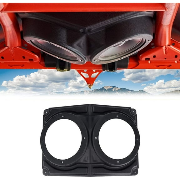 Kemimoto 6.5" UTV Overhead Speaker Pods Pod Enclosure Compatible with Polaris RZR Can Am X3 6.5inch