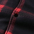 thumbnail image 6 of Chiccall Flannel Hoodies for Men Plaid Fleece Lined Zip Up Sweatshirt Jackets Casual Vintage Winter Warm Coats with Zipper Pockets, 6 of 8