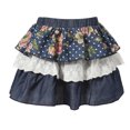 thumbnail image 2 of Richie House Girls' Multi-layered Skirt with Lace RH0260, 2 of 2