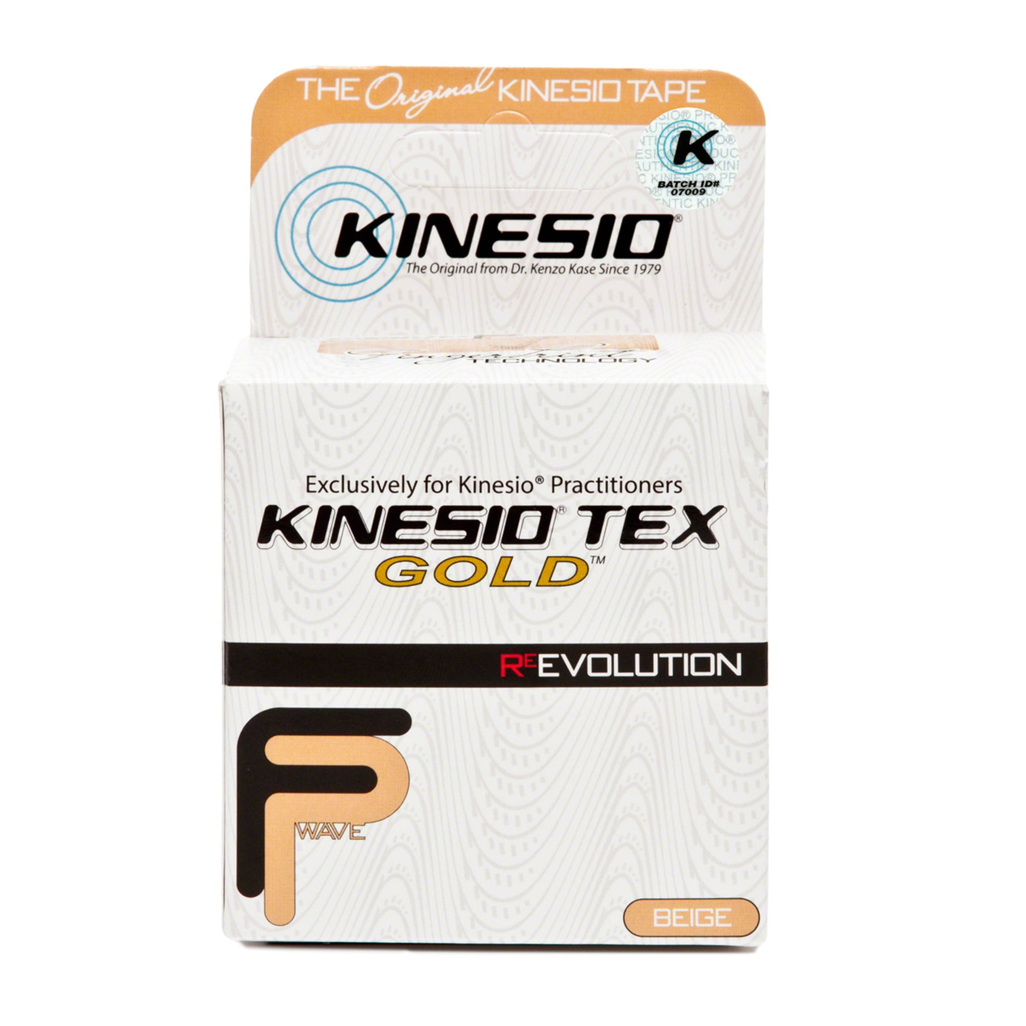 Kinesio Tape, Tex Gold FP, Black - 2 x 34 yards