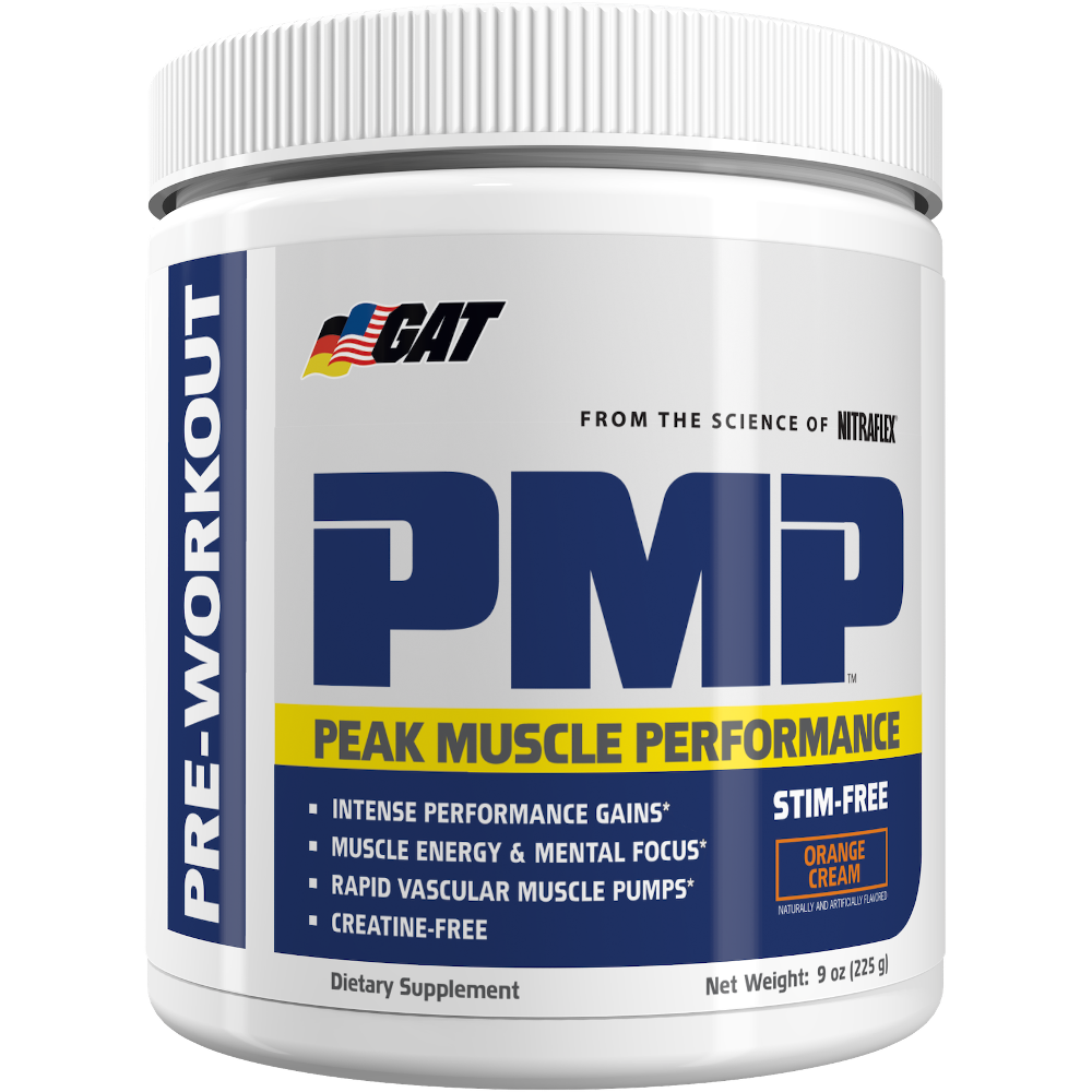 Gat Pmp Stim Free Powder Orange Cream 9 Oz Walmart Com
