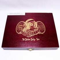 Deadwood Tobacco Co Fat Bottom Betty Toro Empty Wood Cigar Box 9" x 7.25" x 1.25"