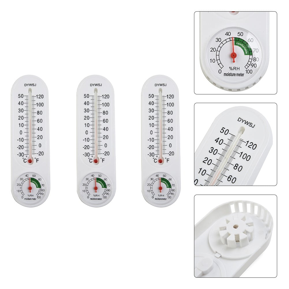 Wall Thermometer Indoor Outdoor Mount Garden Greenhouse Home