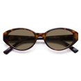 thumbnail image 4 of Gafas de Sol SOJOS Retro Ovaladas Polarizadas para Mujer UV400 Marrón, 4 of 6