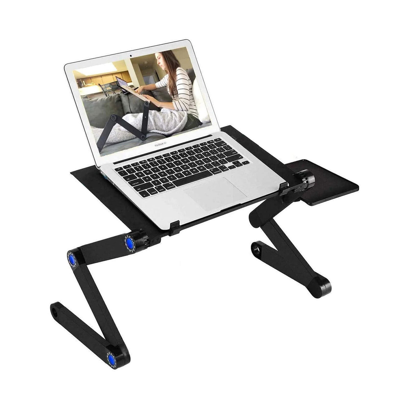 WEB限定デザイン Laptop Stand Adjustable Height with Mouse Pad, Portable#xA0;Bed  Desk#xA0;Riser for ＿並行輸入品 通販