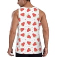 thumbnail image 3 of Gaeub Hand Drawn Strawberry Men's Athletic Tank Top, Workout Sleeveless Shirts, Running Tank Tops for Gym, Running, Training - Medium, 3 of 9
