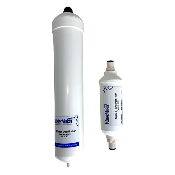 Kit de filtro de agua Nimbus WaterMaker Five 50 GPD de ósmosis inversa