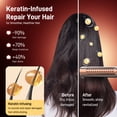 thumbnail image 3 of CNV Salon 360° Airflow Styler, 2 in 1 Curling Iron & Hair Straightener with Ionic Keratin Technology - Titanium Flat Iron, Black & Gold, 3 of 5