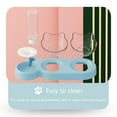 thumbnail image 6 of Detachable Cats Watering Eatting Bowl Double Bowl Pet Easy Washable Bowl Automatic Bowl for Dog Watering Feeding Bowl, 6 of 8