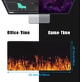 thumbnail image 2 of Fire Flames Large Gaming Mouse Pad,Waterproof Desk Mat for Desktop,Non-Slip Rubber Base Mousepad with Stitched Edges for Laptop Office and Home 35.4X15.7 Inch, 2 of 6
