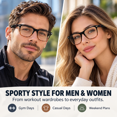 thumbnail image 6 of GenXenon&nbsp;Bluetooth Glasses with Photochromic Lenses for Men and Women,Open Ear Audio,Smart Glasses with Speakers,Modern Square Photochromic Sunglasses,Suitable Fand Meetings and Offices, 6 of 11