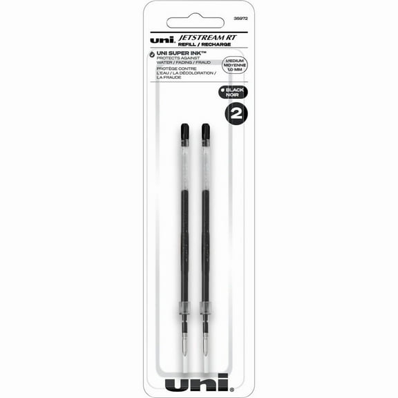 Uni-Ball, SAN35972, Jetstream RT Refills, 2 / Pack