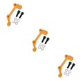 thumbnail image 3 of Guardoinrt Durable Bicycle Bike Disc Brake Mount Adapter Reliable Caliper PM to IS Conversion Gold Front 3Set, 3 of 6