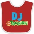 thumbnail image 3 of Inktastic DJ in Training Boys or Girls Baby Bib, 3 of 4
