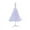 White #5, variant on 60CM Multicolor PVC Christmas Tree | 23.62 Inch Desktop Holiday Decor | Festive Tabletop Decoration for Fireplace & Yard | Includes 1 Tree